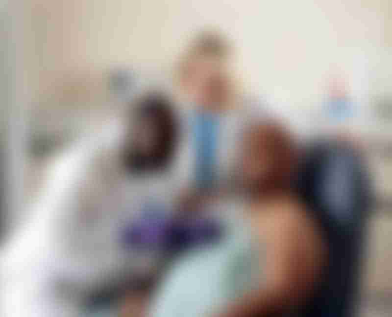 Patient Receives Chemotherapy Port