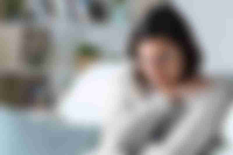 Woman Worried and Afraid