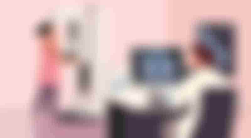Mammography Illustration