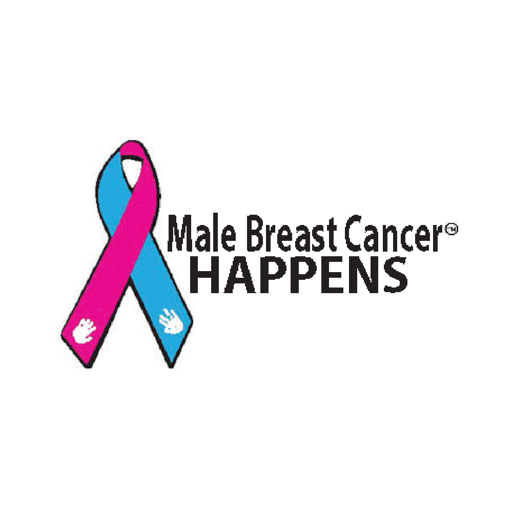 Male Breast Cancer Happens Logo