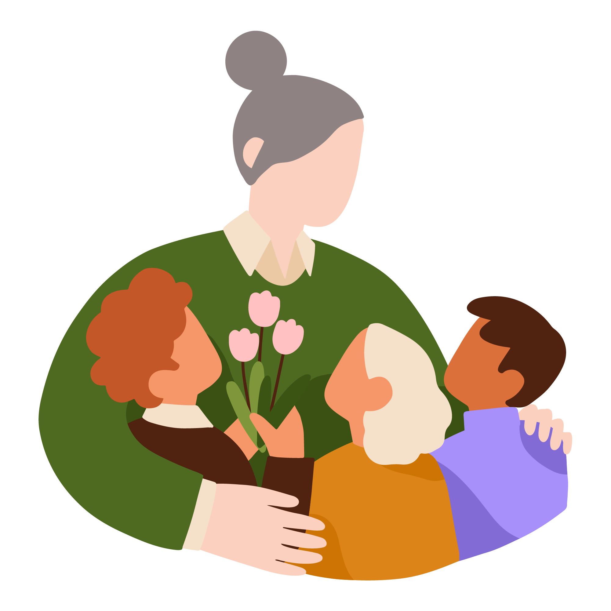 Foster Carer with Children