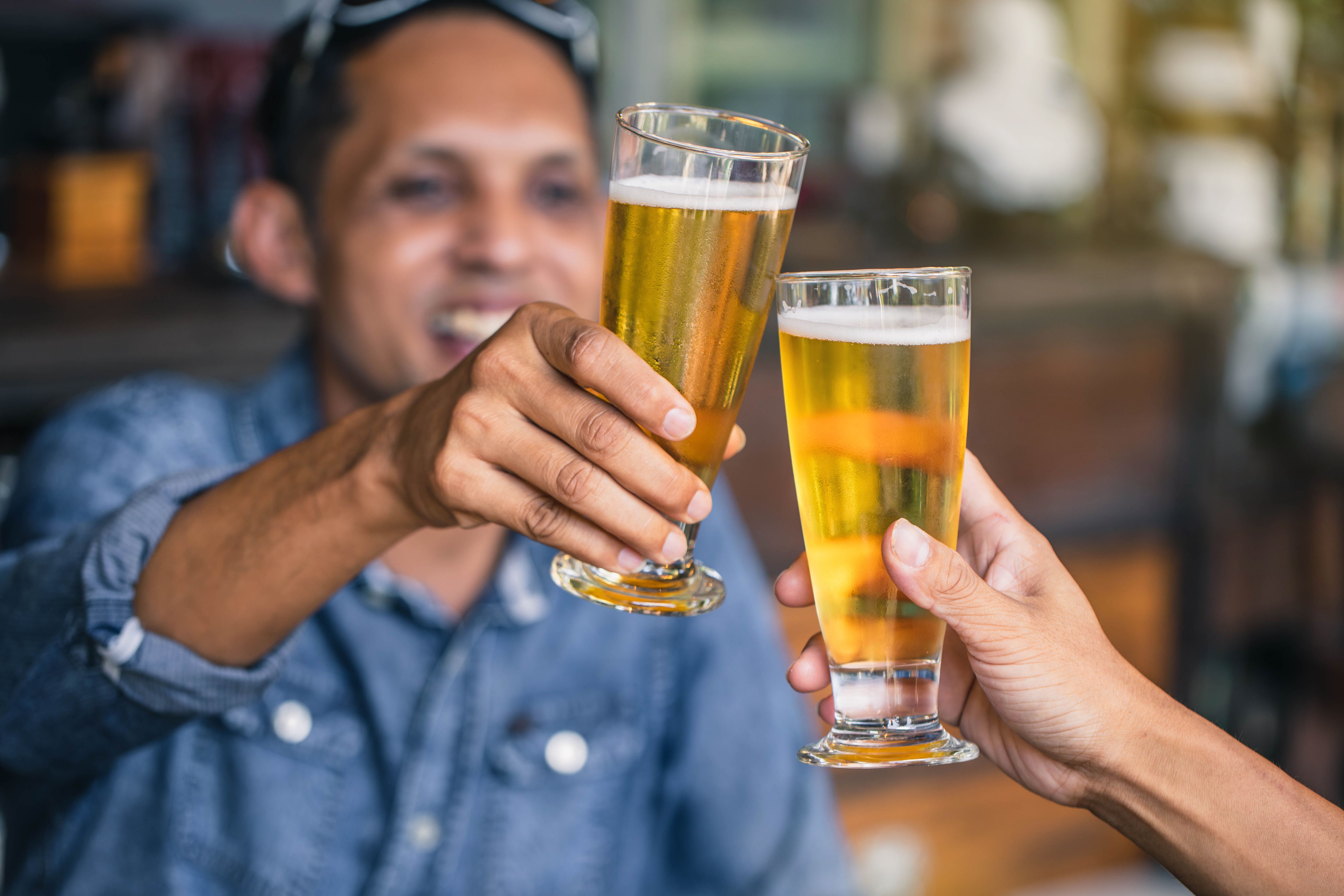 Alcohol consumption is associated with liver damage