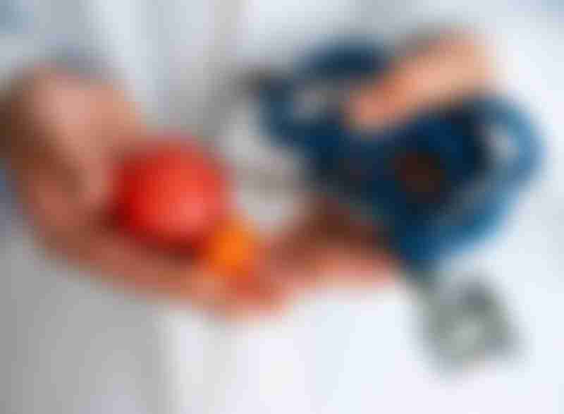 Doctor with Stethoscope and Bladder