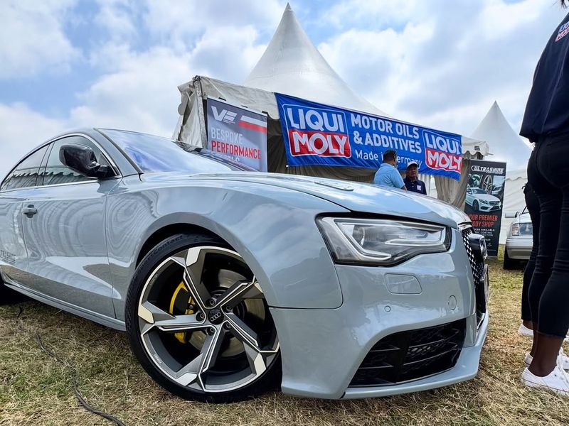 Velocity Forged wheel on car — angle 4
