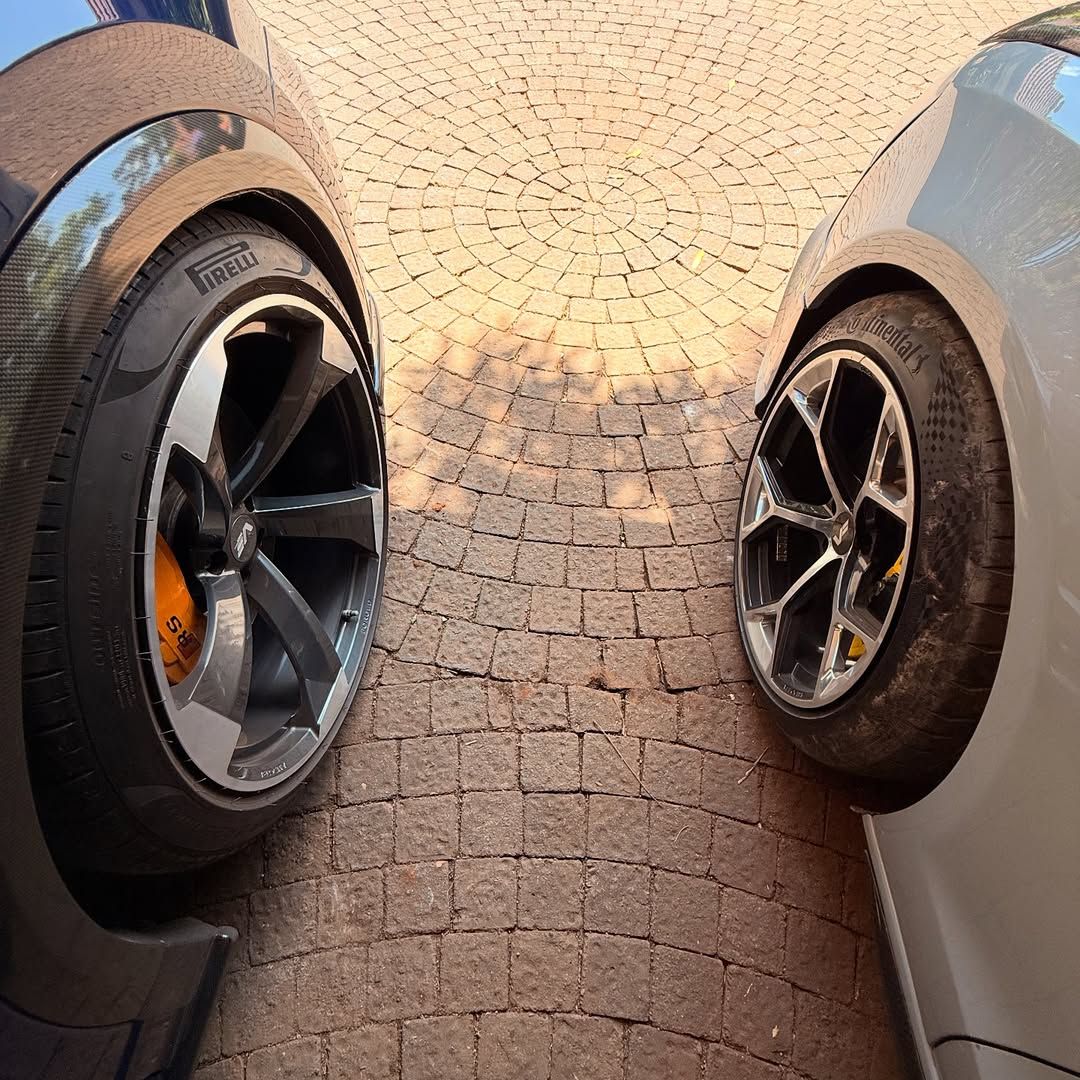 Velocity Forged wheel on car — angle 6