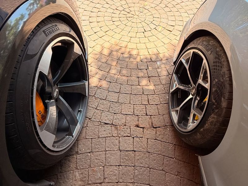 Velocity Forged wheel on car — angle 6