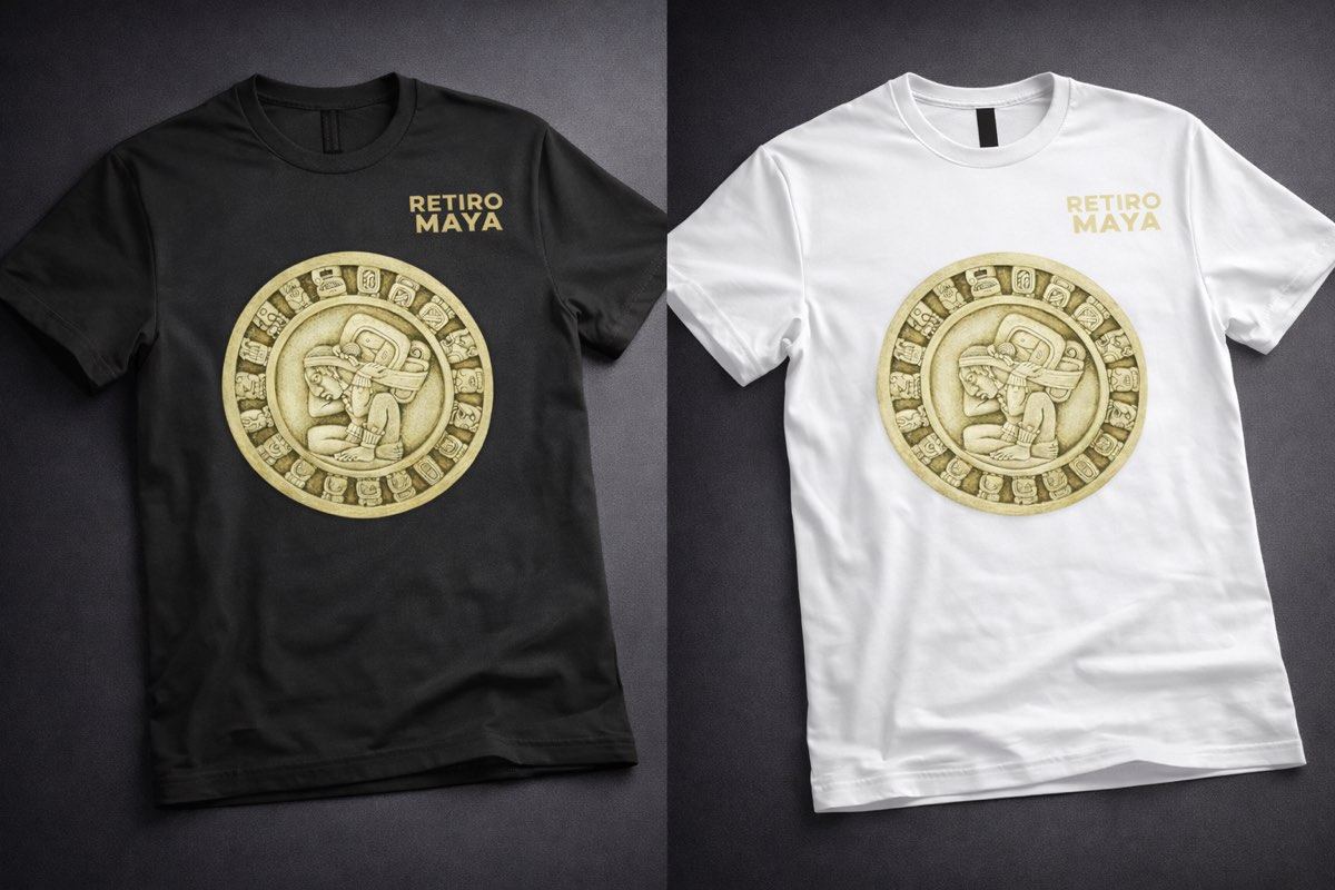 Remera del Retiro Maya, diseño 3