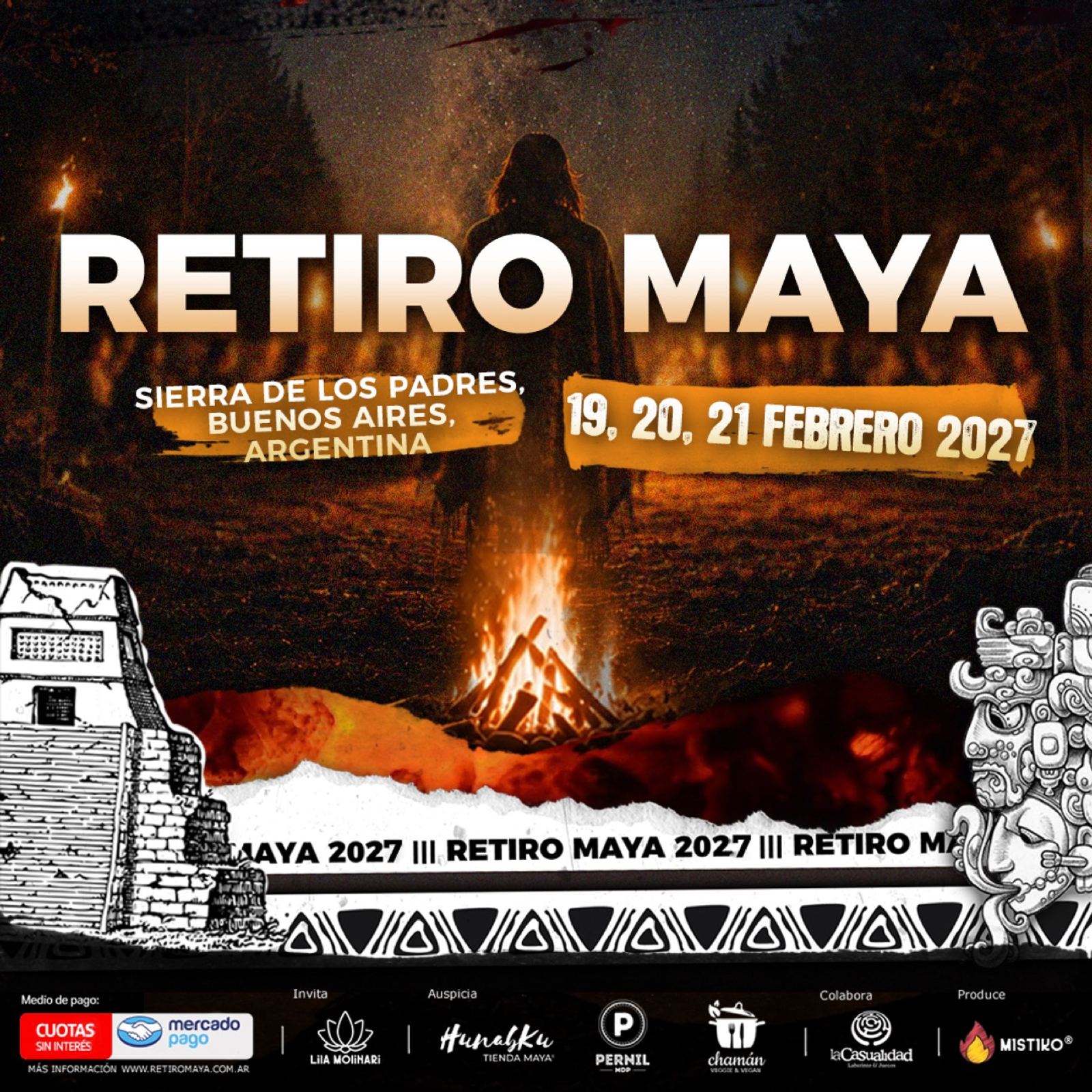 Flyer del Retiro Maya 2027