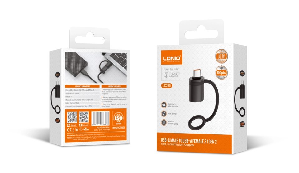 LDNIO LC280 — empaque