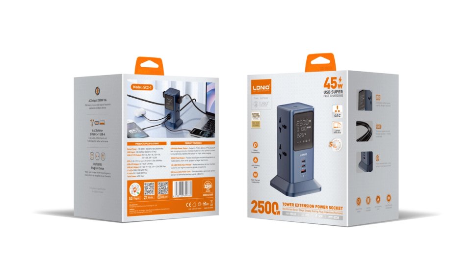 LDNIO SC2-1 — empaque