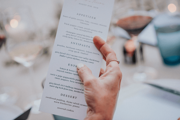Cannabis Dinner Party Pairing Menu