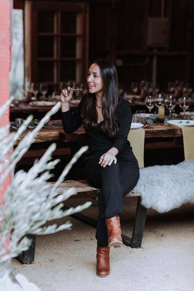 Cannabis Sommelier Devika Maskey at Cannabis Dinner Party
