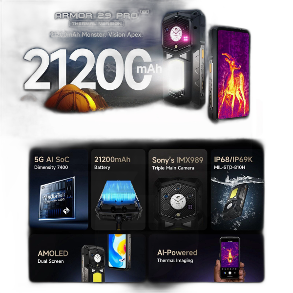 Ulefone Armor 29 Pro Thermal Version - View 3