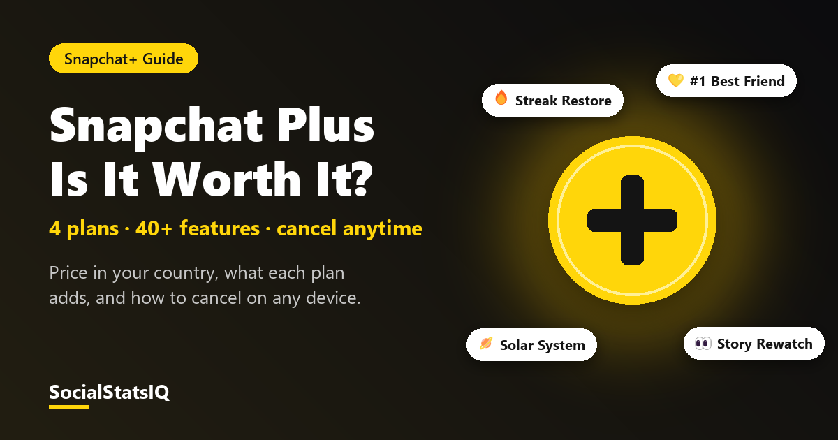 Snapchat Plus plans compared: Snapchat+, Family, Lens+ and Platinum
