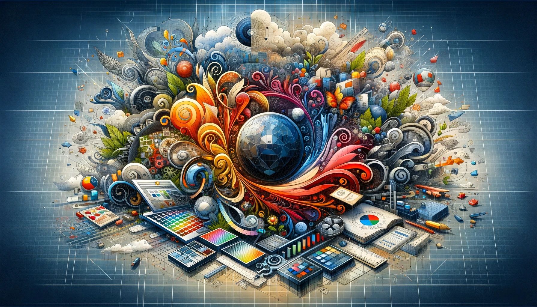 Imagem mostrando uma paleta de cores