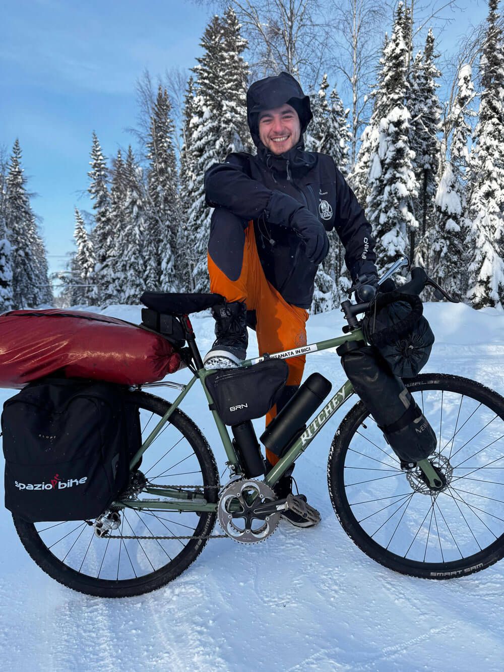 Stefano Bikepacking the World