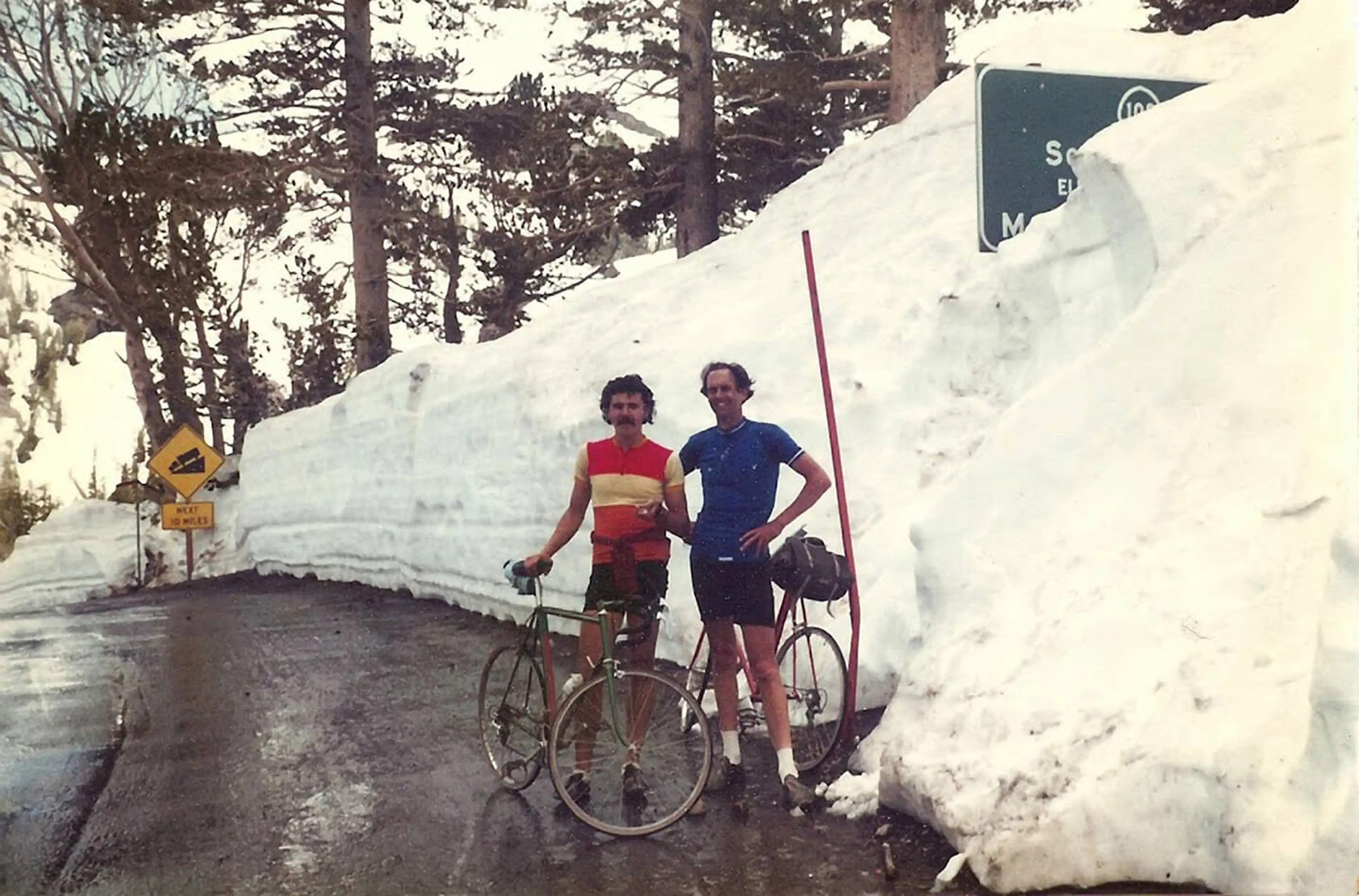 Tom and Jobst on Sonora Pass Snow