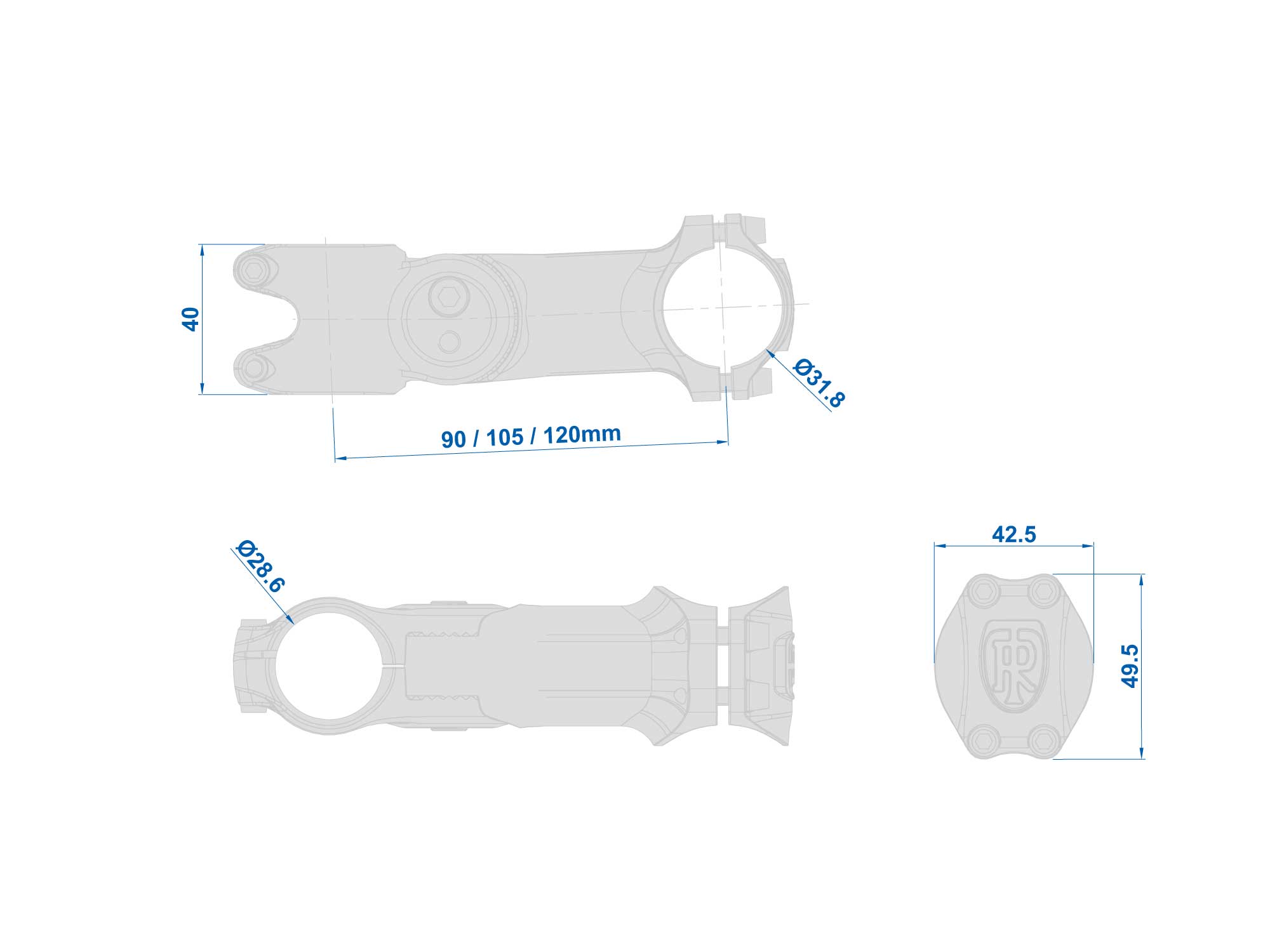 Ritchey 4-Axis Adjustable Stem | Stems