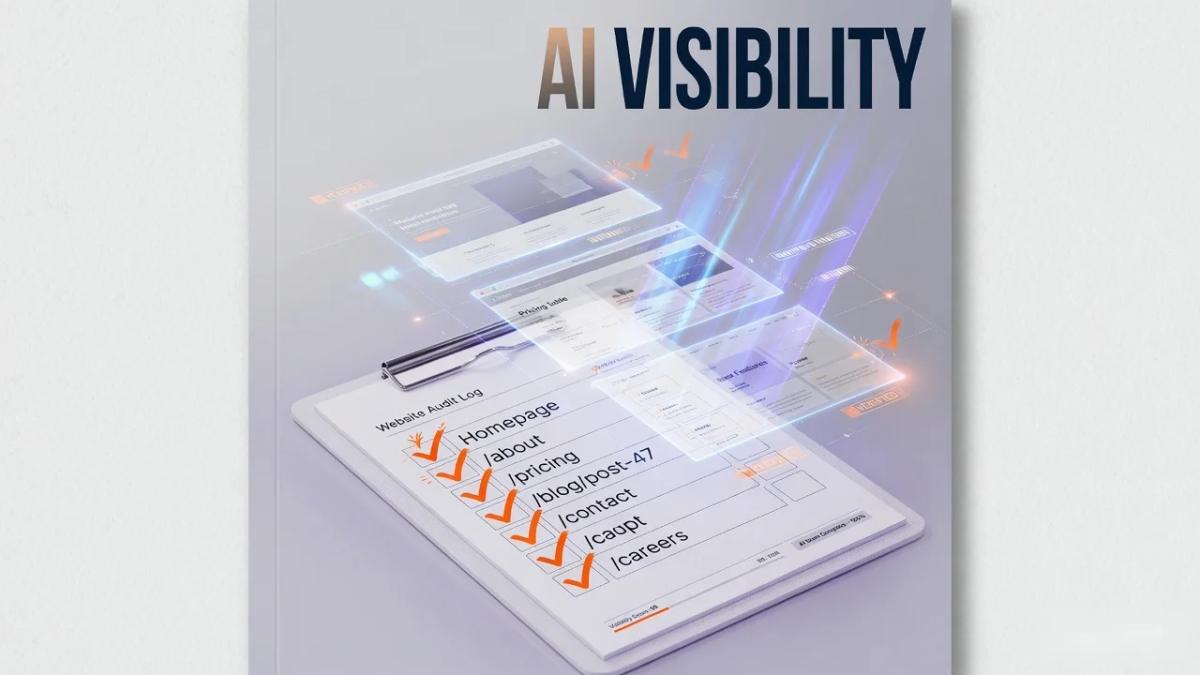 Editorial cover for AI Search Visibility Checklist
