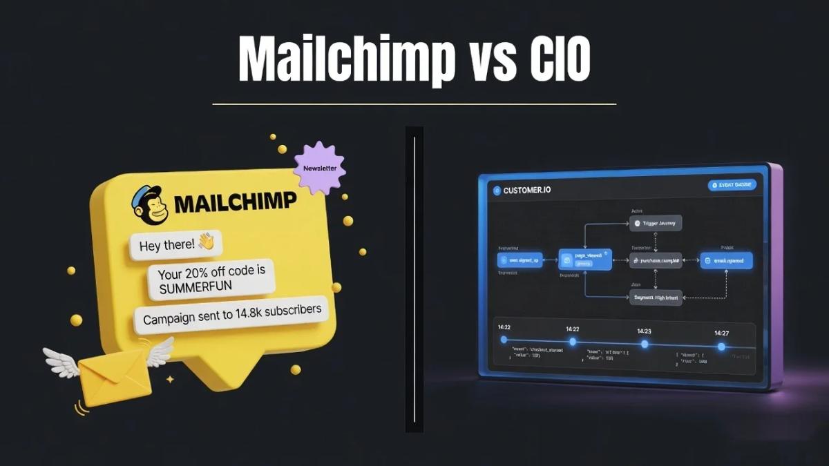 Editorial cover for Mailchimp vs Customer.io: Messaging Stack Comparison