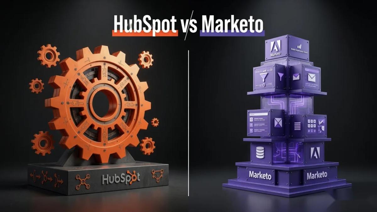 Editorial cover for HubSpot vs Marketo: Which Fits B2B Demand Teams?