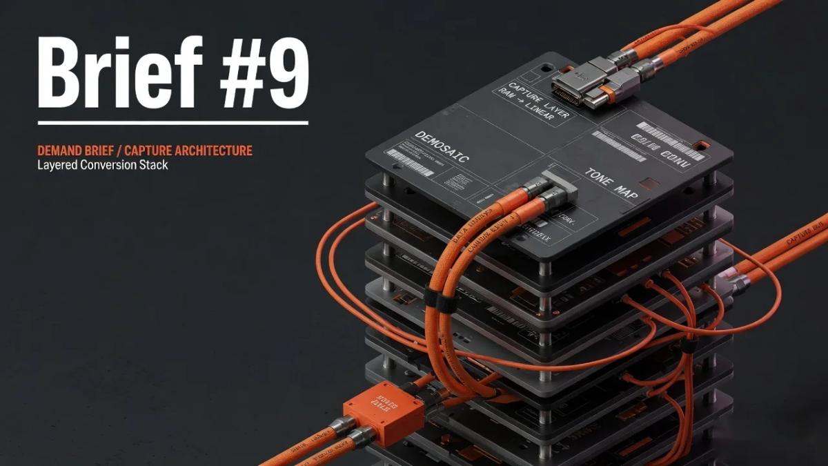 Editorial cover for The Demand Brief #9 — Capture Architecture