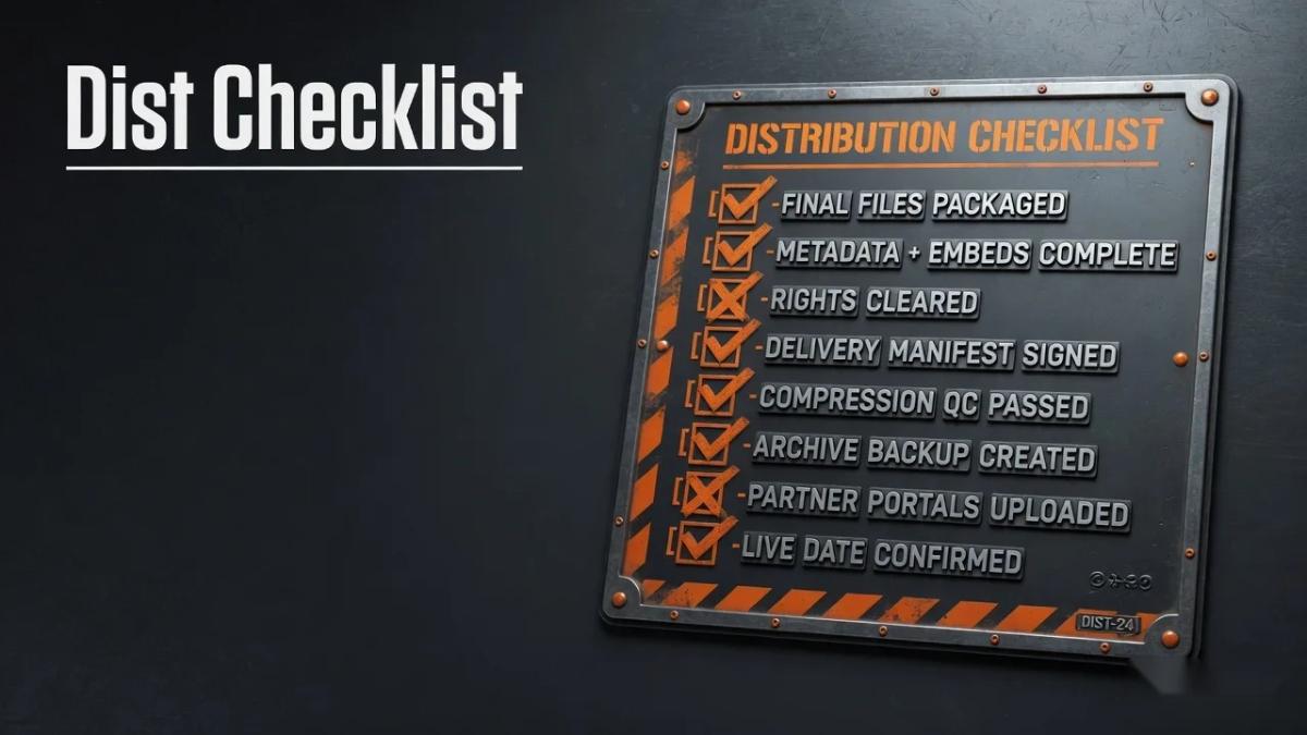 Editorial cover for Content Distribution Checklist