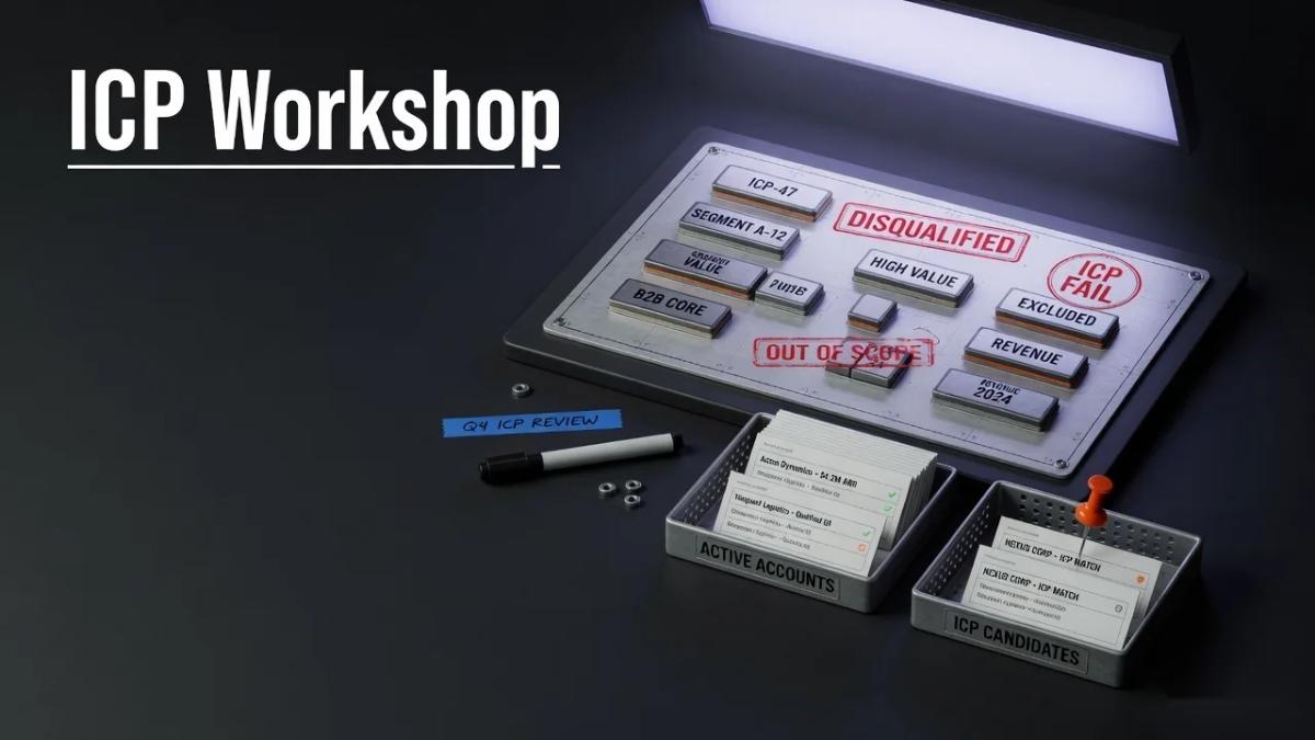 Editorial cover for One-Day ICP Workshop Playbook