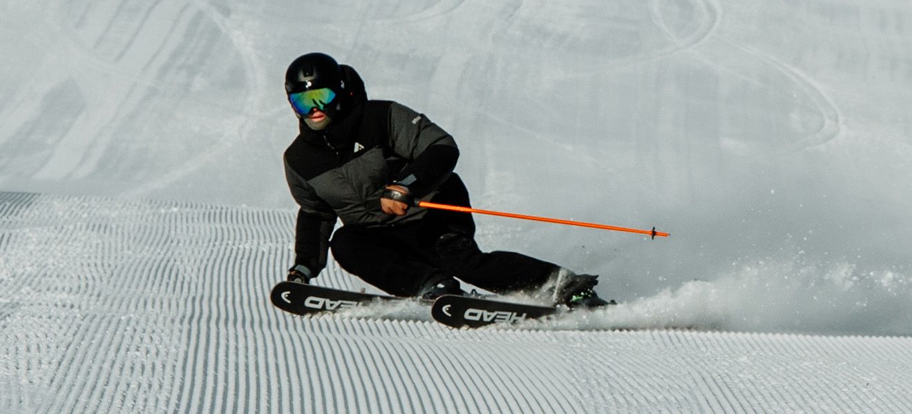 2023 Head Kore 99 Skis: Full Width Action Image 1