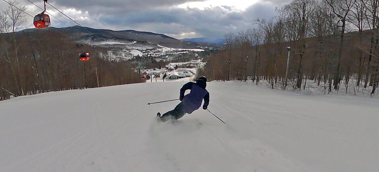 2021 Elan Ripstick 96 Ski Review: Full Width Action Image 1