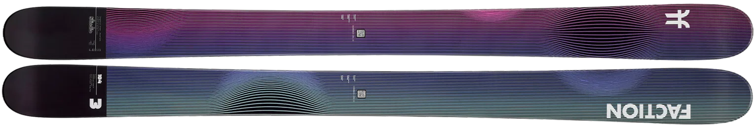 2025 Faction Studio 3 Skis - 2025 Faction Studio 3 Ski Graphics

