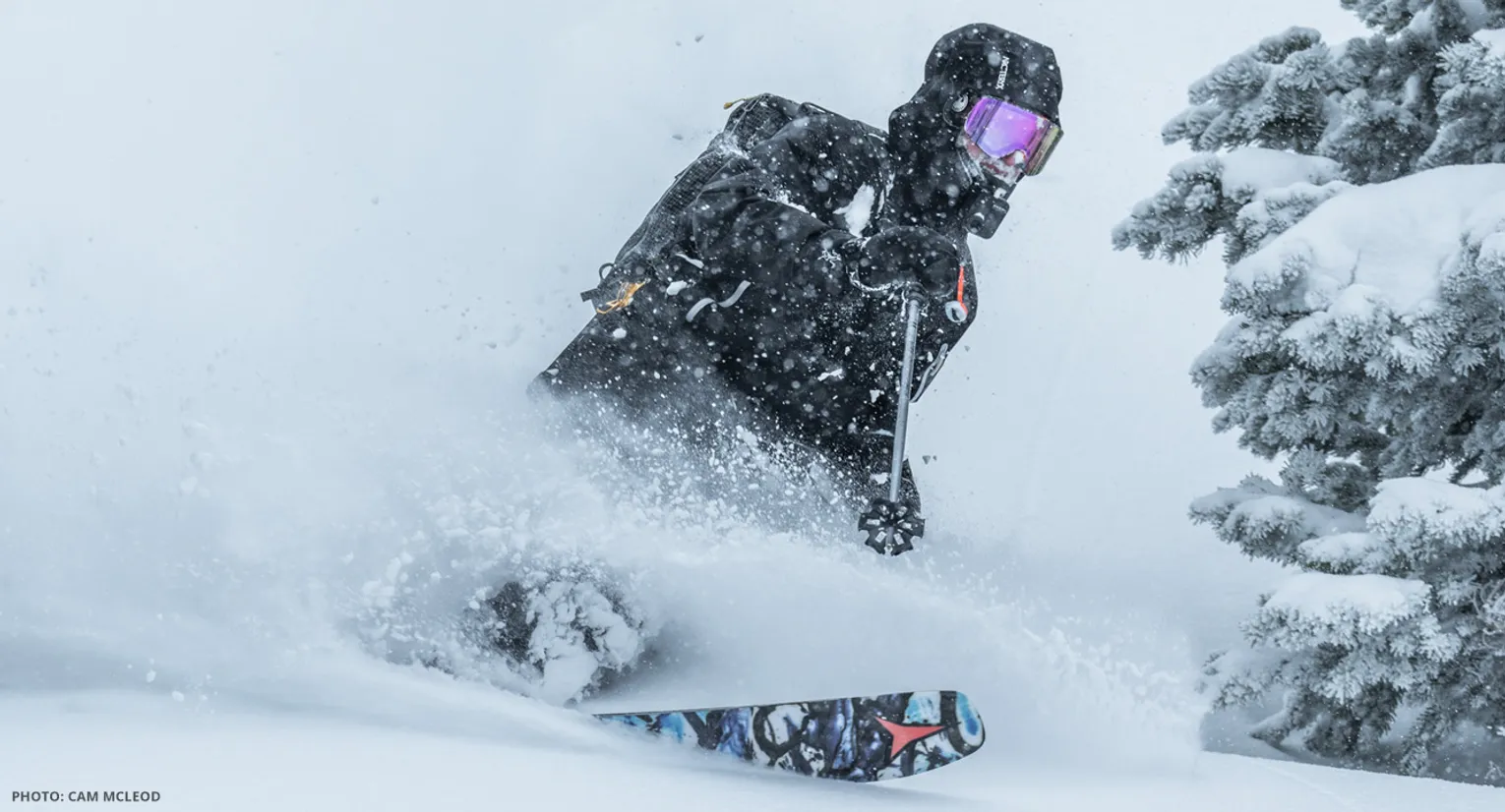 2025 Atomic Bent 120 Ski Review - Action Shot 1