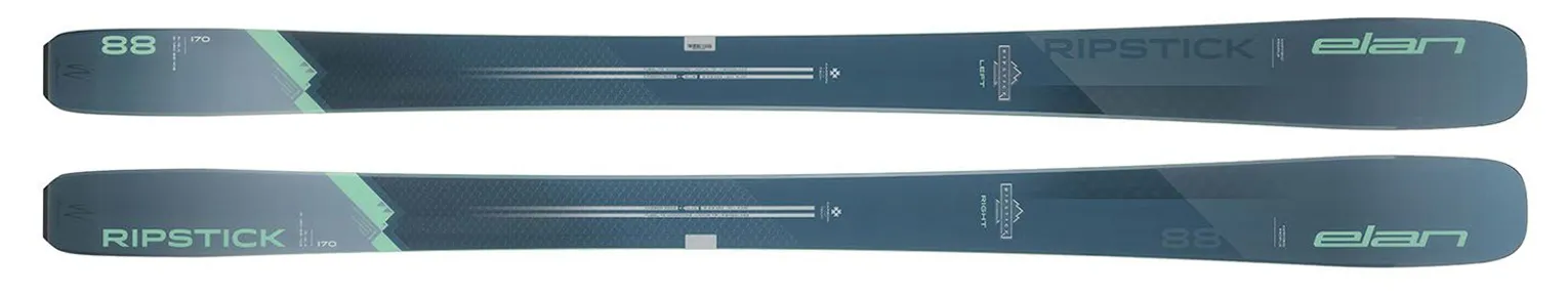 2024 Elan Ripstick 88 W Skis - 2024 Elan Ripstick 88 W Ski Graphics
