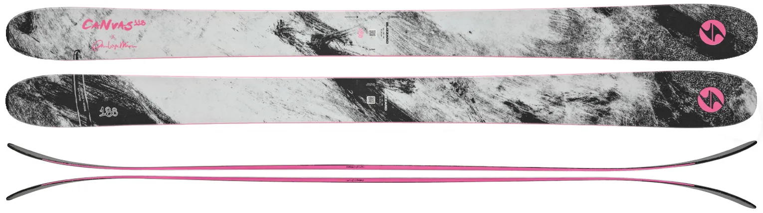 2027 Blizzard Canvas 118 Skis -2027 Blizzard Canvas 118 Ski Graphics

