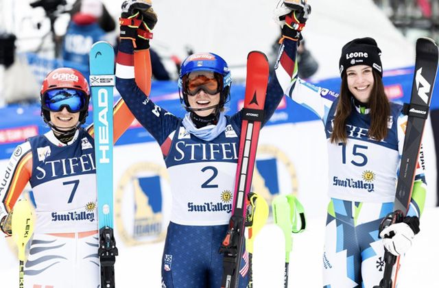 Top Five Fridays July 4, 2025: Mikaela Shiffrin Podium Image