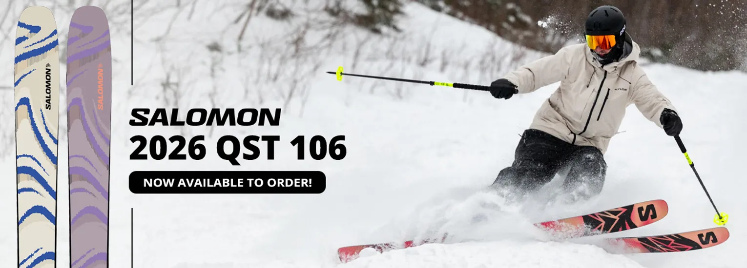 2026 Salomon QST 106 Ski Review - Pre-Order Graphic