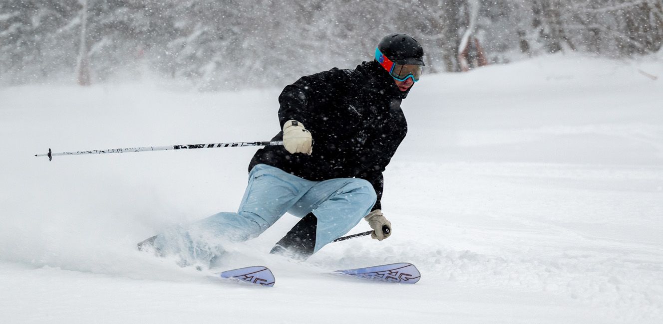 2024 K2 Mindbender 96C Skis: Full Width Action Image 1