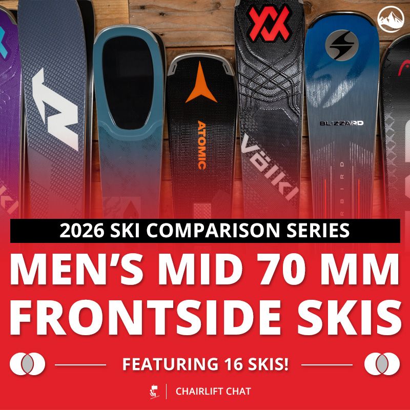 2026 Men's Mid 70 mm Frontside Ski Comparison