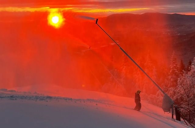 Top Five Fridays September 25, 2026:  Mansfield Dawn Snowmaking Image