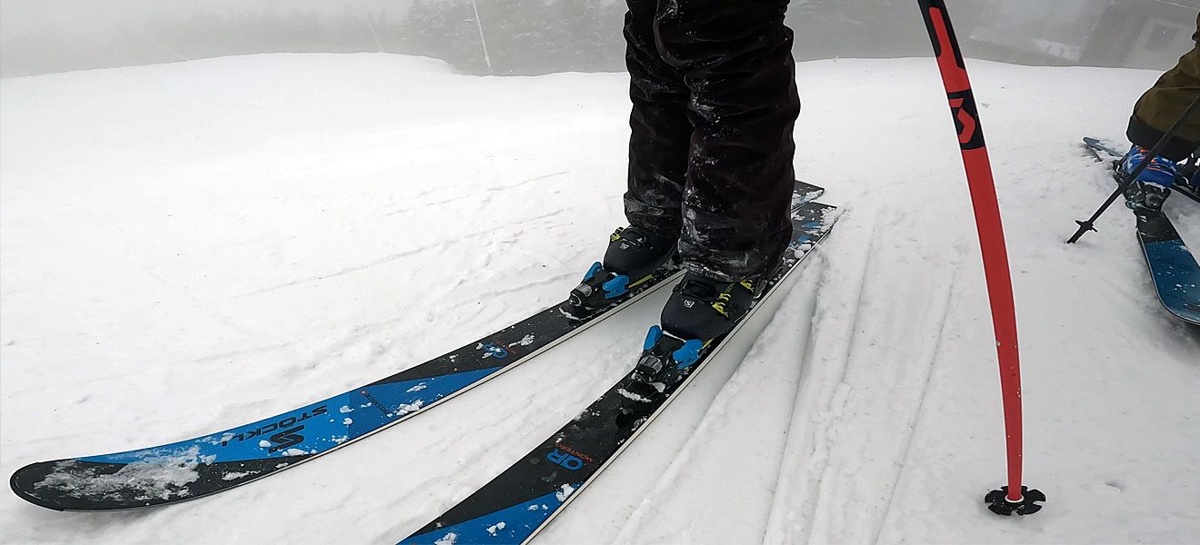 2023 Stockli Montero AR Skis: Full Width Action Image 2