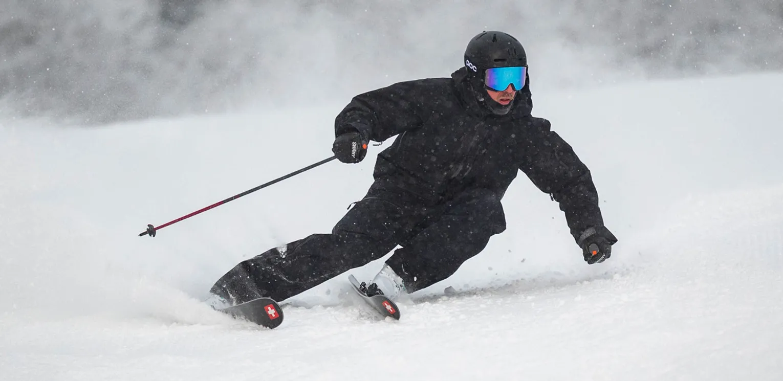 2026 Stockli Stormrider 88 On Snow Ski Review - Matt Action Shot