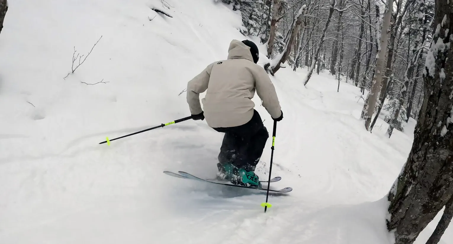 2026 Salomon QST 100 On Snow Review - Action Shot 4
