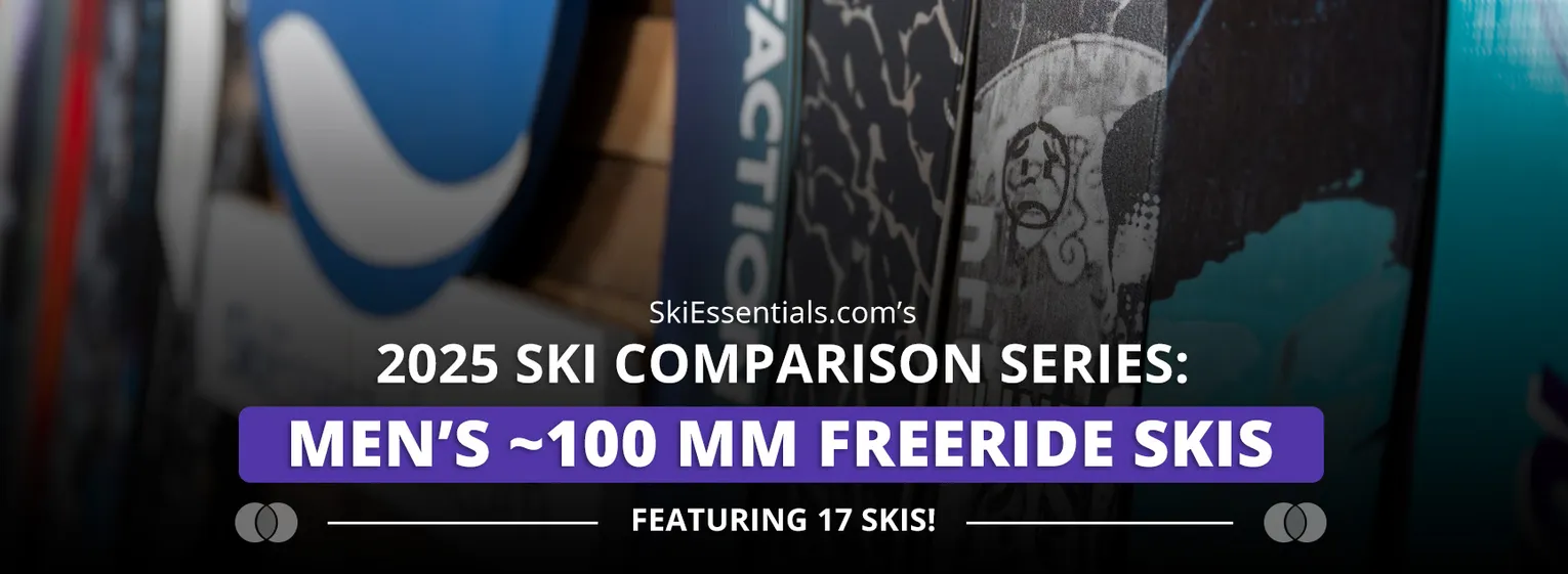 2025 Men's ~100mm Freeride Ski Comparison Lead Image