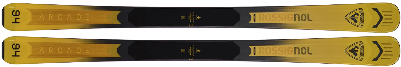 2027 Rossignol Arcade 94 and Head KORE 94 On Snow Ski Comparison - 2027 Rossignol Arcade 94 Ski Graphics