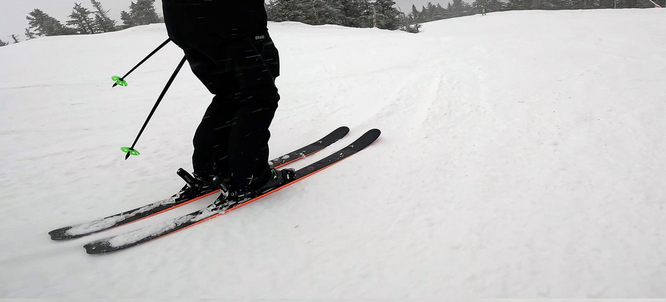 2023 Dynastar M-Pro 85 Skis: Full Width Action Image 2