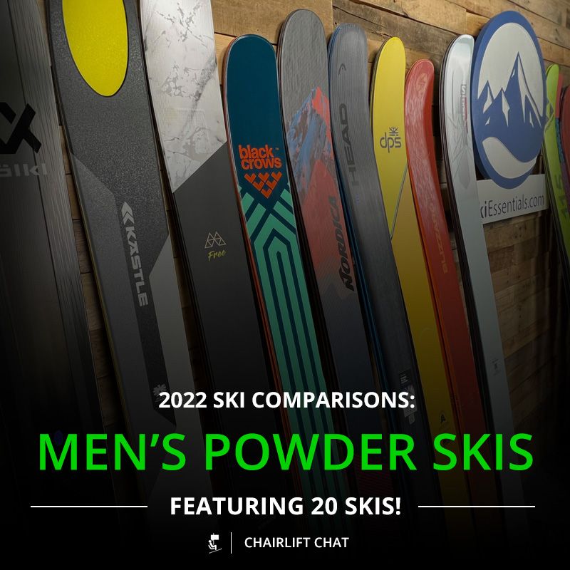 2022 SKI COMPARISONS: MEN'S POWDER SKI GUIDE | SkiEssentials