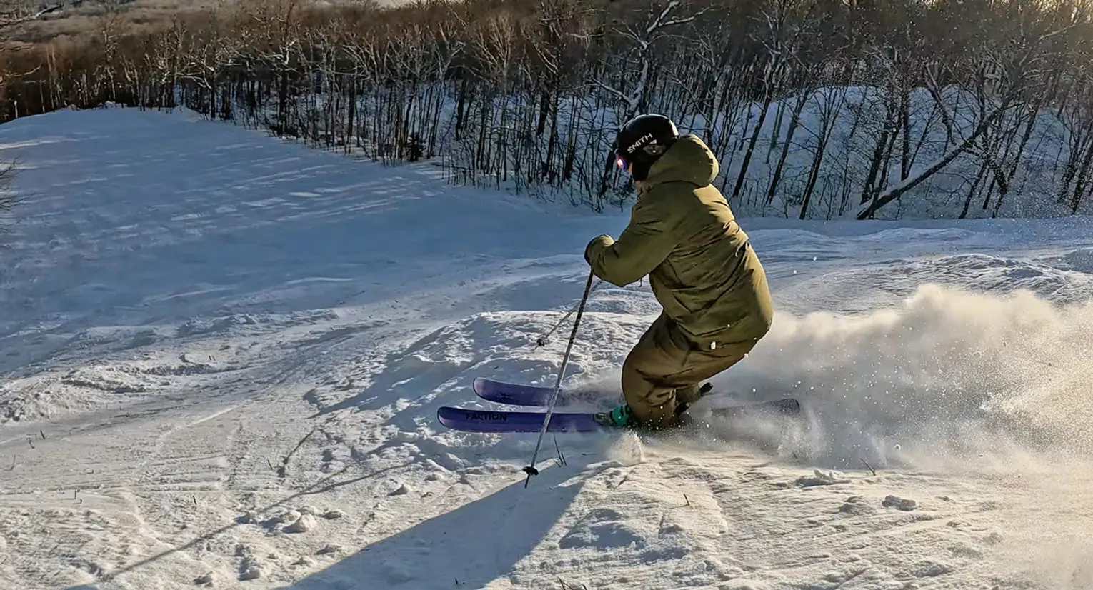 2025 Faction Dancer 2 Ski Review - Action Shot 1