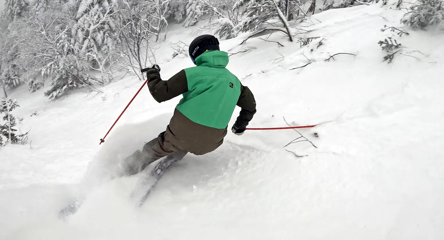 2026 Salomon QST 100 On Snow Review - Action Shot 1