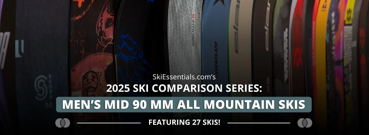 2025 Men's Mid 90mm All Mountain Ski Comparison Lead Image