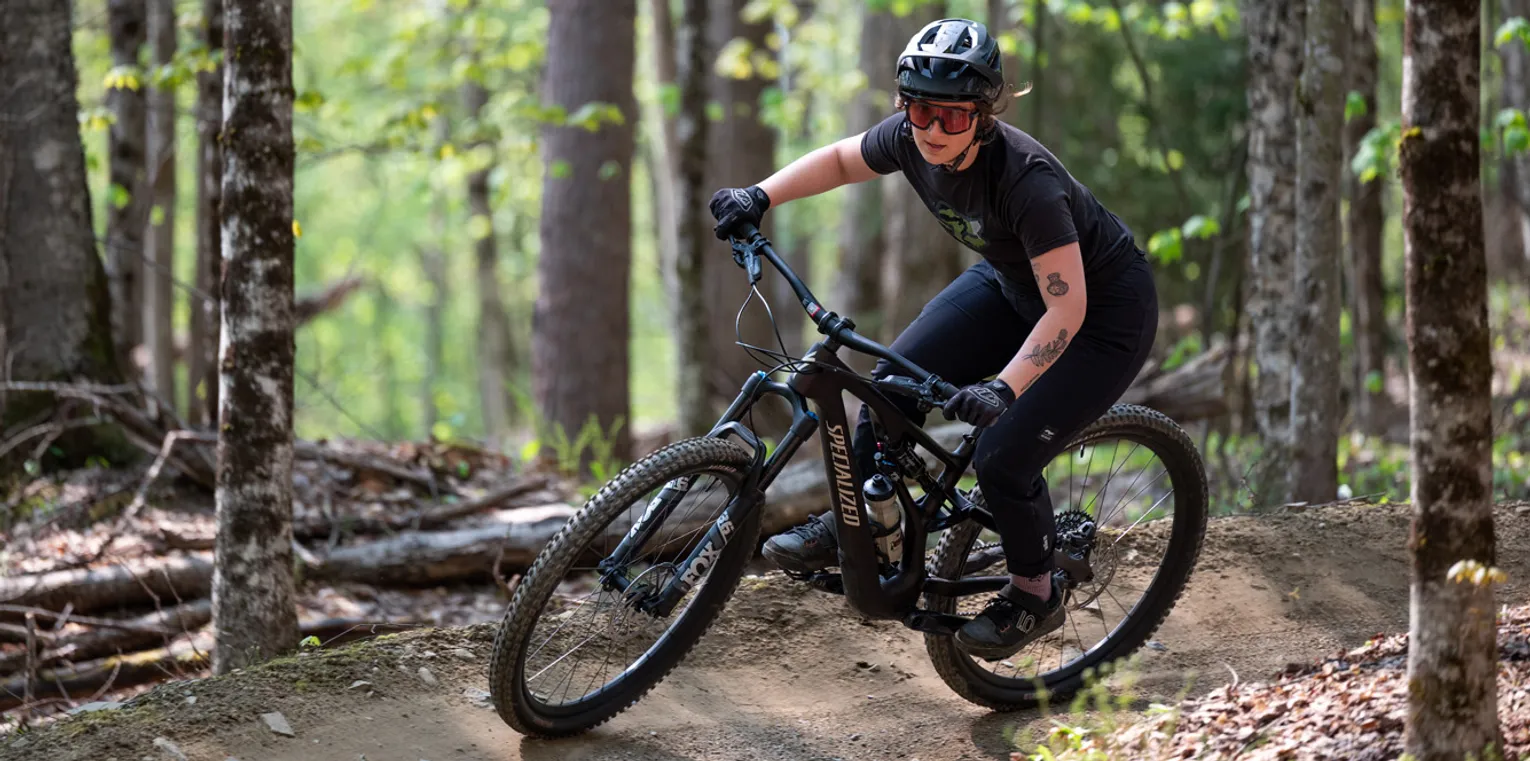 2022 Specialized Stumpjumper Evo Comp Mountain Bike Review - Action Shot 1